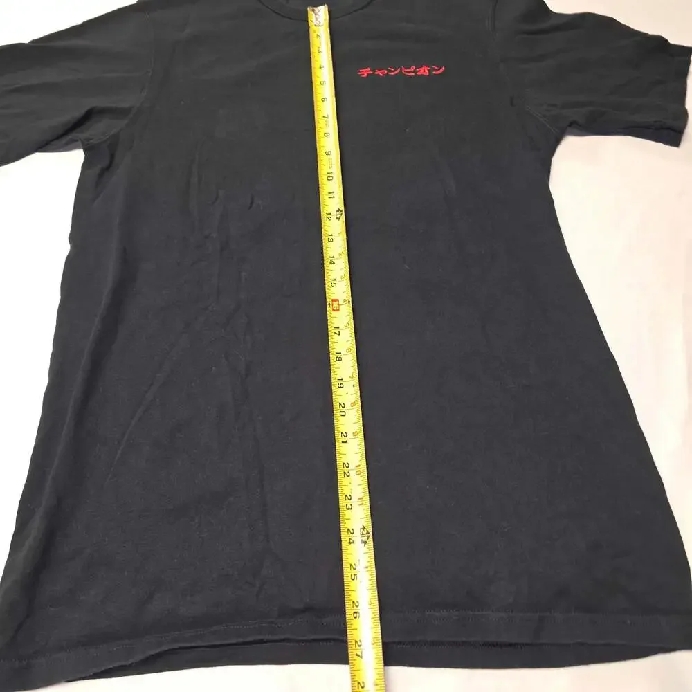 Champion Japanese Logo Graphic Short Sleeve T-Shirt in Black